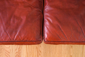 Red Leather Chesterfield