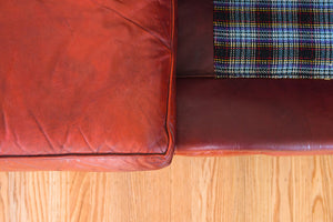 Red Leather Chesterfield