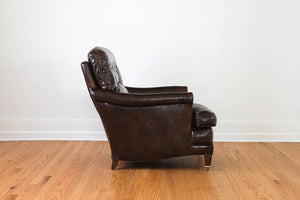 Tufted Leather Club Chair