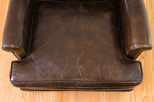 Tufted Leather Club Chair