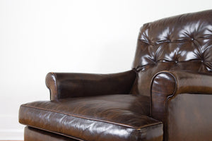 Tufted Leather Club Chair