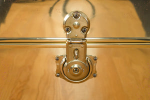 Gold Trunk Side Table