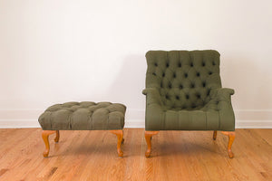 Military Tent Leopold Chair