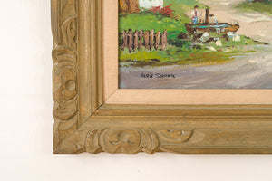 Alpine Village Painting
