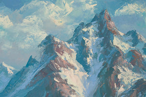 Alpine Village Painting