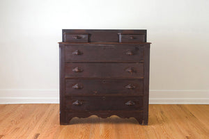 Antique Clamshell Dresser