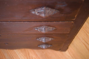 Antique Clamshell Dresser