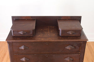 Antique Clamshell Dresser