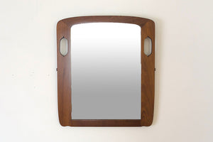 MCM Walnut Mirror