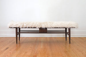 MCM Natural Wool Bench 02