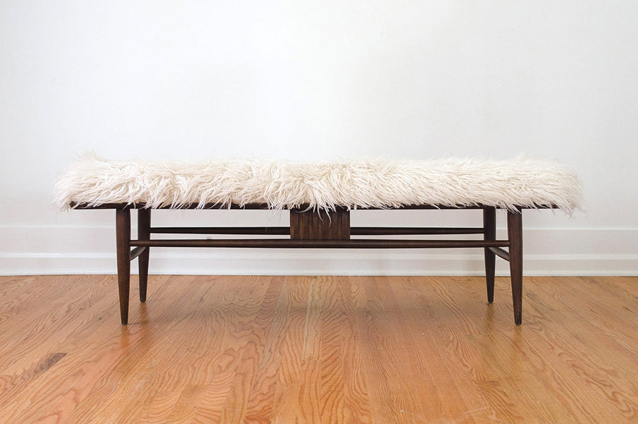 MCM Natural Wool Bench 02