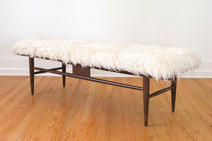 MCM Natural Wool Bench 02