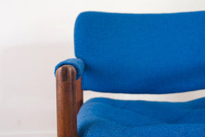 MCM Blue Arm Chair