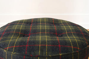 MCM Plaid Ottoman