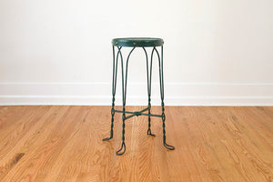 Twisted Iron Stool