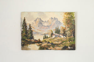 Cabin in the Woods Painting