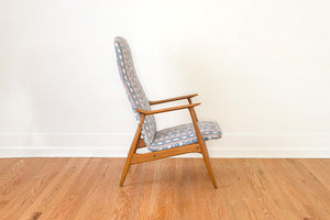 Swedish Ikat Lounge Chair