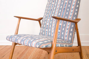 Swedish Ikat Lounge Chair