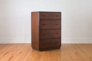 Vintage Art Deco Highboy Dresser