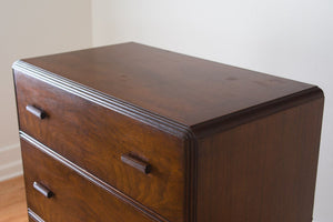 Vintage Art Deco Highboy Dresser
