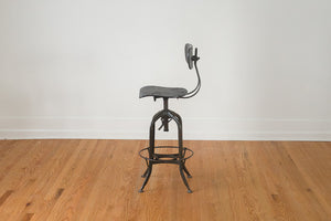 Vintage Toledo Draftsman's Stool
